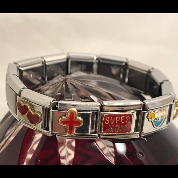 Fablinks Italian Charm Bracelet, 316 Stainless Steel  🌟 Italian charms link bracelet
